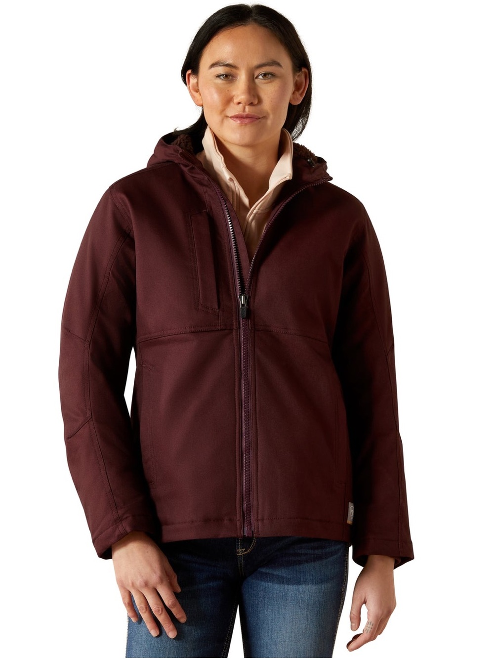 Ariat Ladies Rebar DuraCanvas Fudge Insulated Jacket Size M